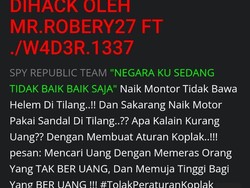Peretas Website Humas Polrestabes Semarang Protes Tilang: Apa Kurang Uang?