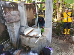 Viral Air Sumur Meluap Tumpah-tumpah di Eromoko Wonogiri, Diduga Ini Sebabnya