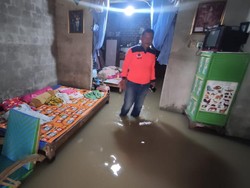 Masih Siaga Merah, Bengawan Solo Lamongan Banjiri 358 Rumah Warga