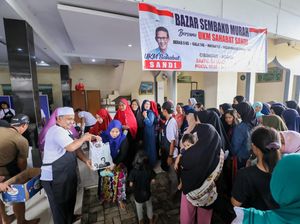 Ada Bazar Sembako Murah di Cibinong, Beras 5 Kg-Minyak Cuma Rp 25 Ribu Ada Bazar Sembako Murah di Cibinong, Beras 5 Kg-Minyak Cuma Rp 25 Ribu