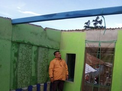 Belasan Rumah di Bandung Barat Rusak Diterjang Angin Kencang