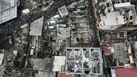 Foto Udara Kawasan yang Terdampak Kebakaran Depo Pertamina Plumpang