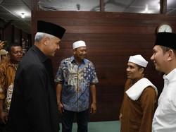 Ganjar Diceritakan Sejarah Islam di Langkat oleh Tuan Guru Babussalam