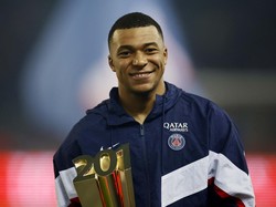 Satu gol Kylian Mbappe itu sudah cukup membuatnya jadi top skor PSG sepanjang masa. Mbappe sudah kemas 201 gol (lewati catatan Cavani) sejak bergabung di musikm 2017/2018 (Reuters)