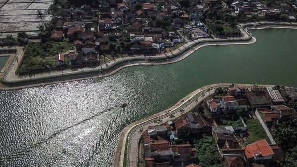 Potret Kolam Retensi Andir yang Diresmikan Jokowi