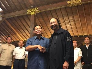Prabowo Temui Surya Paloh di NasDem Tower Siang Ini