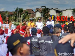 Resmikan Kolam Retensi Andir, Jokowi Harap Jadi Pengendali Banjir