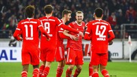 Bayern Munich menang agregat 3-0 atas PSG di babak 16 besar Liga Champions. PSG dengan Messi dan Mbappe yang disebut duet maut berbahaya, nyatanya tidak bisa bikin gol (AP)