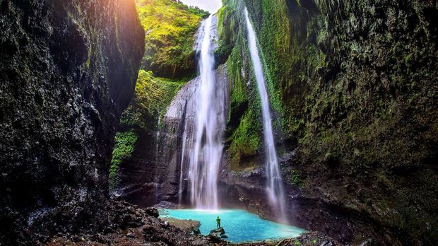 Madakaripura Waterfall is the tallest waterfall in Java and the second tallest waterfall in Indonesia.