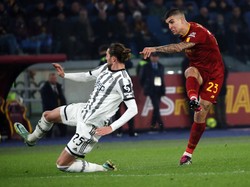 Mancini pun Enggak Percaya Bisa Bikin Gol yang Menangkan Roma atas Juve