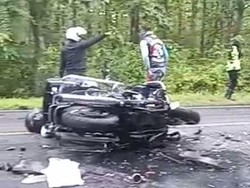 Adu Banteng dengan Bus, Pengendara Moge Sempat Terpelanting Sebelum Tewas