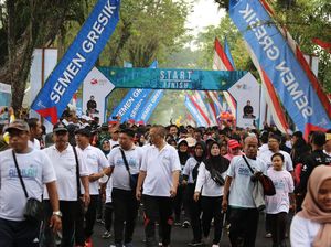 Keseruan Jalan Sehat Bersama di Sejumlah Daerah