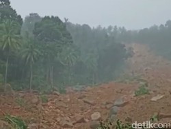 Kondisi Longsor di Natuna, Satu Kampung Tertimbun