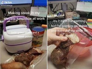 Masak Steak di Meja Kantor, Wanita Ini Dinilai Terlalu Ribet Masak Steak di Meja Kantor, Wanita Ini Dinilai Terlalu Ribet