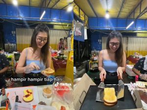 Viral Model Cantik Jualan Roti Panggang, Laris Manis Diserbu Pelanggan Viral Model Cantik Jualan Roti Panggang, Laris Manis Diserbu Pelanggan