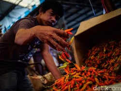 Blusukan ke Pasar Mardika Ambon, Zulhas Kaget Harga Cabai Rawit Lebih Murah