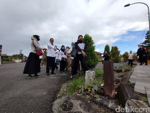 PTUN Jogja Cek Lokasi Eks Kios Pedagang di Depan Stasiun Wates Kulon Progo