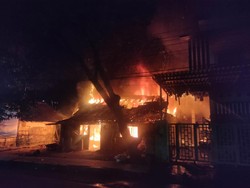 Kebakaran Hanguskan Rumah Penjual Mainan dan Odong-odong di Jembrana