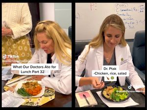 TikToker Ini Ungkap Menu Makan Siang para Dokter, Apa Isinya?
