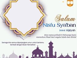 35 Twibbon Nisfu Syaban 2023, Bisa Dipasang di Media Sosial