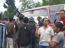 Kecelakaan Beruntun di Lumbang Probolinggo Dipicu Bus Ngeblong