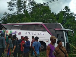 Bus Ngeblong yang Picu Kecelakaan Beruntun di Probolinggo Pulang dari Bromo