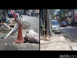 Sisa Proyek Jalan Seribu Galian Jaksel Tak Lagi Semrawut