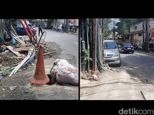 Sisa Proyek Jalan Seribu Galian Jaksel Tak Lagi Semrawut Sisa Proyek Jalan Seribu Galian Jaksel Tak Lagi Semrawut