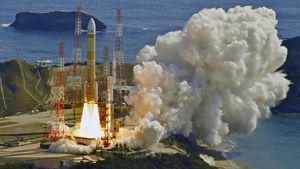 Momen Roket H3 Jepang Meluncur ke Luar Angkasa