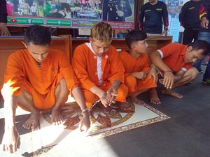 Sakit Hati Gegara Gaji Telat, 3 Pekerja Gasak Material Bangunan