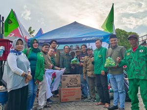 PPP Beri Bantuan Susu-Pampers ke Korban Kebakaran Depo Plumpang