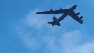 Tampang Sangar Pesawat Pengebom B-52 AS yang Bikin Korut Berang