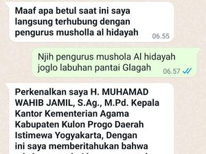 Nama Kepala Kemenag Kulon Progo Dicatut Janjikan Bantuan Rp 80 Juta