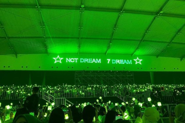 Potret kemeriahan konser NCT Dream.