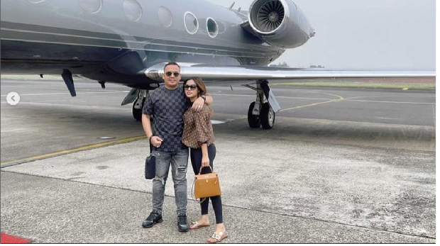 Gaya Mewah Wahyu Kenzo dan istri, Anggie Jesey