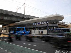 Halte TransJ Juanda Kini Terintegerasi Dengan Stasiun KRL