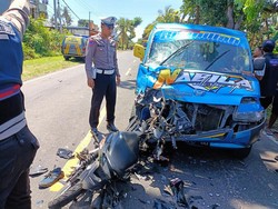 Kecelakaan Maut Pikap vs Motor, Satu Orang Tewas