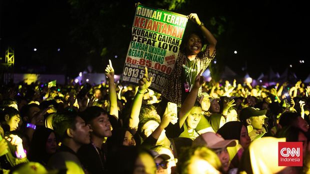 Konser Koplo NDX A.K.A. Konser Koplo NDX A.K.A. (CNN Indonesia/Adi Ibrahim)
