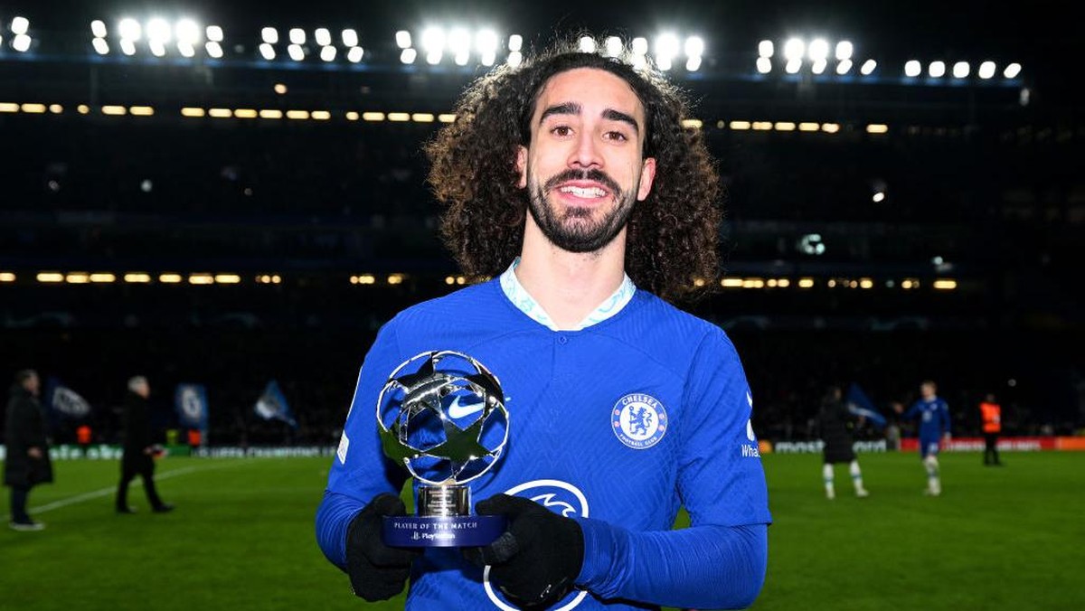 Marc Cucurella menjadi Man of The Match saat Chelsea menang atas Borussia Dortmund. (Foto: Chelsea FC via Getty Images/Darren Walsh)