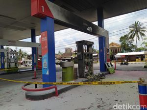 Dispenser SPBU Salam Magelang Terbakar, 1 Karyawan Terluka
