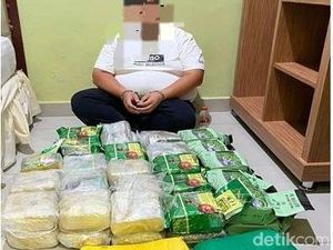 Polisi Tangkap Pria Bawa 46 Kg Sabu dan 19.760 Ekstasi di Tanjung Balai