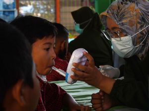 Siswa SD di Madiun Lakukan Skrining Keterpaparan Asap Rokok