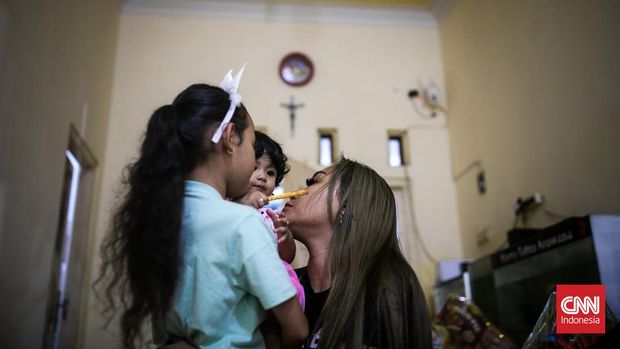 Tessa Morena, Biduan Koplo di Diskotik. (CNN Indonesia/Adi Ibrahim)