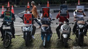 Aksi Konvoi Bukan Moge Dukung KPK Bongkar Permainan Pajak
