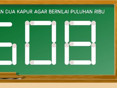 Tes IQ, Butuh Berapa Lama Menjawab Teka-teki Kapur Ini?