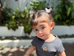 7 Potret Terbaru Baby Guzel Anak Margin & Ali Syakieb, Cantik Bak Boneka Arab