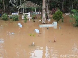 Banjir Kembali Landa Sukaresik Tasik, Ribuan Rumah-Makam Terendam