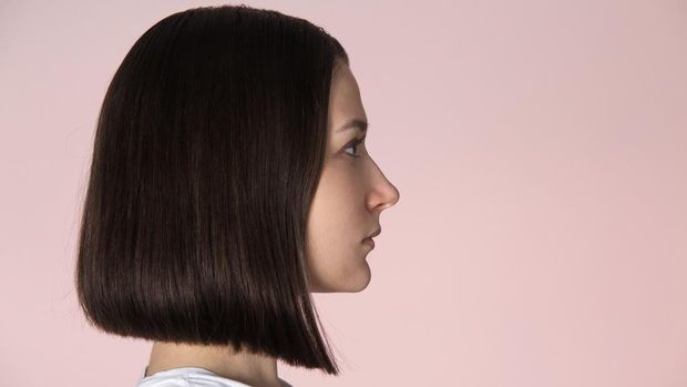 Gaya Rambut Blunt bob