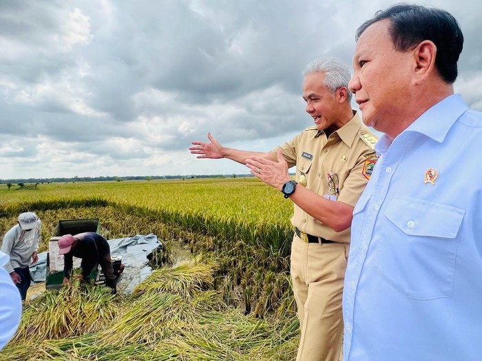 Jokowi, Prabowo dan Ganjar di Jateng