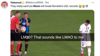 Inisial Messi mungkin LM30 lagi, tapi LMAO. (Foto: Twitter @MahmudRMA)